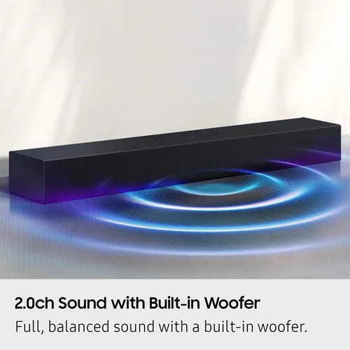 Miniatura 8 de Samsung Serie S HW-400F 2.0ch con woofer incorporado, mejora de voz y modo nocturno, expansión de sonido envolvente, sonido adaptativo, películas