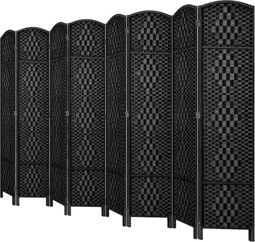 Miniatura 17 de HALLYBEE Separador de habitaciones, separadores de habitaciones y pantallas de privacidad plegables, pantalla de privacidad de 16 pulgadas, 3