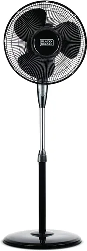 Miniatura 4 de BLACK+DECKER - Ventilador de pie de 16 pulgadas (40.64 cm) con base de pedestal, ventilador de pie ajustable en altura con control remoto y panel