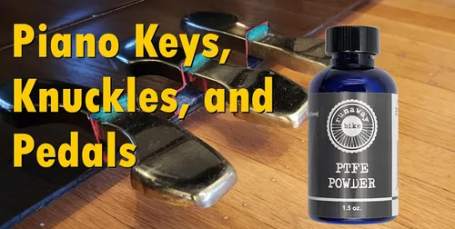 Miniatura 5 de Polvo de PTFE (teflón**) / cepillo aplicador incluido con botella de 1.5 onzas