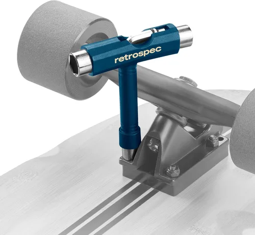 Miniatura 4 de Retrospec Upkeep - Herramienta de patinaje portátil multifunción todo en uno con llave Allen 2 en 1 y destornillador Phillips para ajustar y apretar