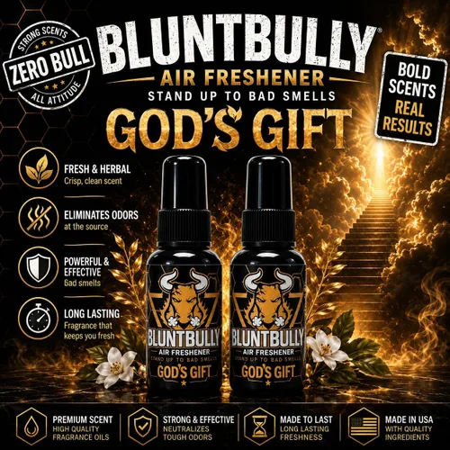Miniatura 2 de Ambientador Blunt Bully (regalo de Dios) en aerosol ambientador a base de aceite de alta calidad. Aroma de larga duración para habitación, baño