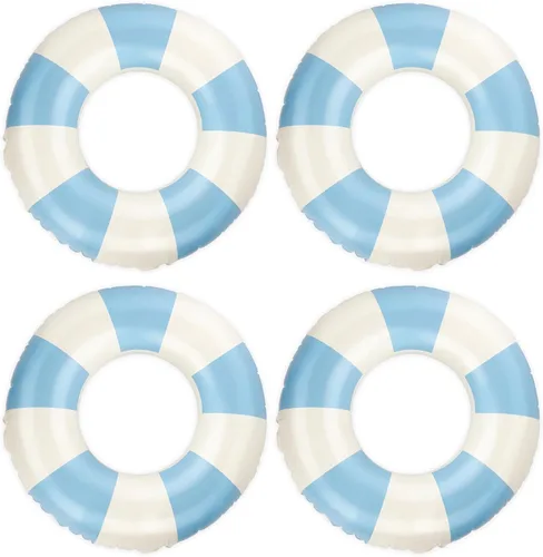 Miniatura 9 de Tubos de piscina, tubos interiores para piscina, intertubos redondos para piscina, flotantes, anillos de piscina, flotadores, tubos 2 piezas azul