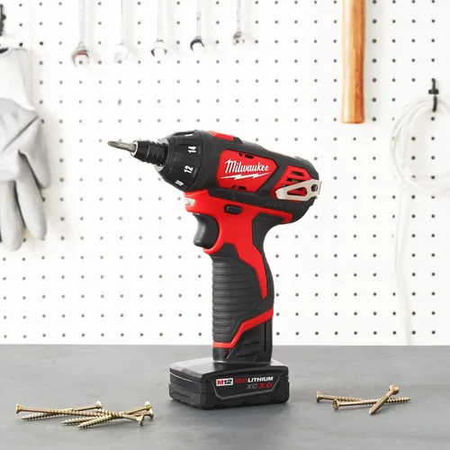 Miniatura 6 de Milwaukee 2401-20 M12 desarmador hexagonal de 1/4 pulg. de 12 voltios con batería de iones de litio inalámbrico (solo herramienta)