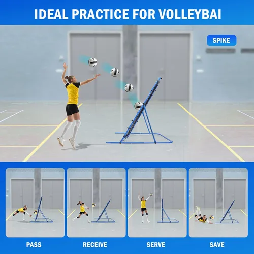 Miniatura 5 de Soccer Baseball Rebounder Net, Soccer Goal Net, Volleyball Softball Rebound Pitchback Net Quick-Switch Angle Training for Control, Passing Practice