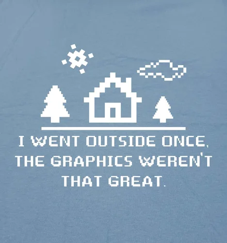 Miniatura 2 de Camiseta con texto divertido y sarcástico I Went Outside Once Camisa con humor gráfico novedoso para adultos