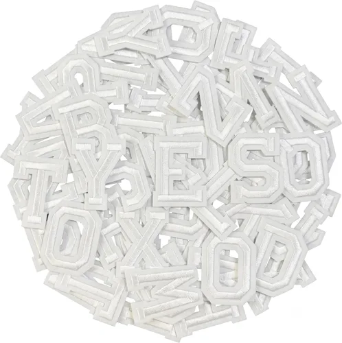 Miniatura 31 de Jongdari 30 piezas de números para planchar para ropa, pequeños parches de números bordados con adhesivo planchado, 3 juegos de 0-9 apliques