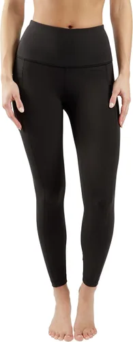 Miniatura 3 de 90 Degree By Reflex - Leggings de cintura alta con control abdominal, Interlink, a prueba de sentadillas, longitud hasta el tobillo, con bolsillos