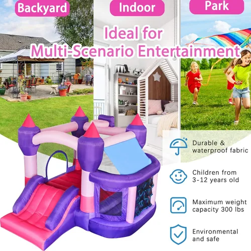 Miniatura 5 de Casa de rebote inflable RETRO JUMP, castillo hinchable para niños, casa de rebote inflable para exteriores, rebotador inflable con soplador, piscina