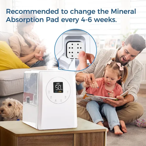 Miniatura 6 de Paquete de 10 Filtros de Repuesto para Humidificador, Paquete de 10 Almohadillas de Absorción y Paquete de 10 Almohadillas de Aroma, Compatible