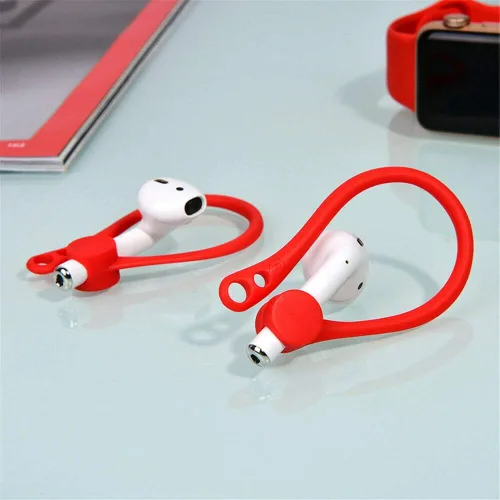 Miniatura 6 de Ganchos para auriculares para AirPods, ganchos seguros antipérdida para auriculares Apple AirPods 1 y 2 (negro)