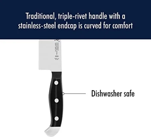 Miniatura 6 de HENCKELS - Cuchillo de chef de 8 pulgadas afilado como una navaja, diseñado en Alemania informado por más de 100 años de maestría, color negro