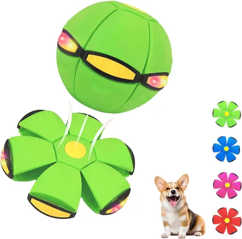 Miniatura 8 de Magic Bouncy Ball - Pelota inflable para niños, tira un disco y atrapa una bola, pelota de fútbol para interiores y exteriores, transformación