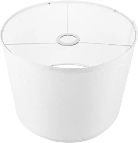 OSALADI Pantalla de tela para lámpara cilíndrica, clip en bombilla, cubierta de luz en forma de tambor, cubierta de luz para lámparas de mesa, color