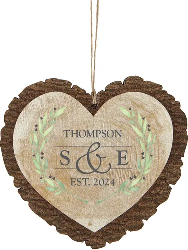Miniatura 15 de Let's Make Memories Adorno de Navidad Personalizado para Parejas - Adorno de Navidad 2025 - Decoración de Árbol - Personalizar Mensaje, Año