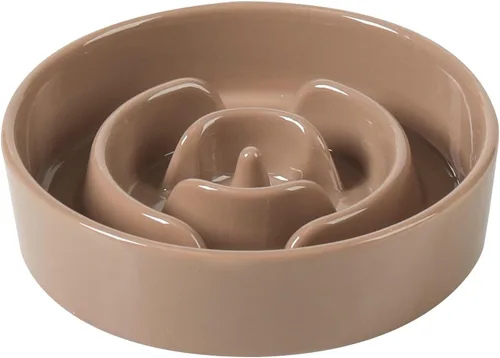 Miniatura 29 de Havniva Tazón de cerámica de 0.9 tazas para perros de alimentación lenta para perros pequeños, alimentador lento para mascotas de 6.1 pulgadas, 1 x