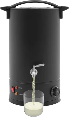 Miniatura 12 de Derretidor de cera para hacer velas, olla de fusión eléctrica comercial de cera de 10L/338.2 onzas con control de temperatura y boquilla de vertido
