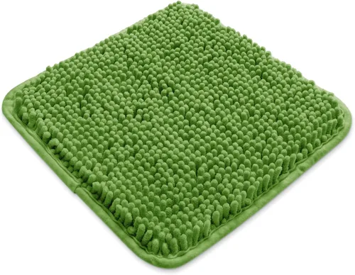 Miniatura 21 de Yeaban Alfombra de pasillo de baño de 24 x 72 pulgadas, antideslizante, alfombra de baño larga de felpilla gruesa, absorbente y lavable, alfombra