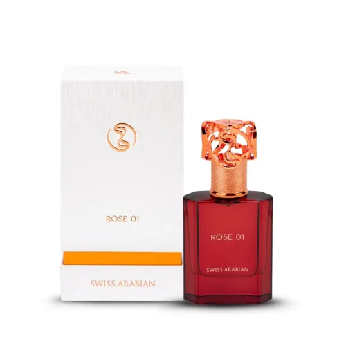 Miniatura 2 de Swiss Arabian Rose 01 – Productos de lujo de Dubai – Fragancia personal EDP de larga duración y adictiva – Aroma seductor Signature – 1.7 onzas