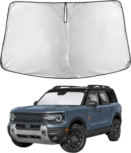 Miniatura 249 de Econour Parasol para parabrisas compatible con Honda Civic 2016-2021, protector de parasol plegable para ventana, bloquea los rayos UV y mantiene tu