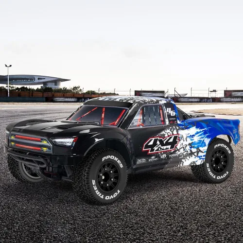 Miniatura 5 de GLOBACT Ruedas y neumáticos hexagonales RC de 0.472 in/0.551 in 1/10 RC para Arrma Senton Fury Slash Axial Losi Redcat Rc4wd Hex Reemplazo Negro