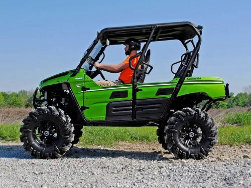 Miniatura 7 de SuperATV Kit de elevación de suspensión de 6 pulgadas compatible con Kawasaki Teryx 4: 2012-2015/Teryx 800: 2014-2015 Viene con ejes Rhino, brazos
