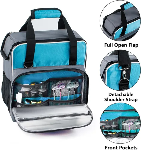 Miniatura 3 de BAGSPRITE - Bolsa de viaje para cafetera Keurig K-Express, estuche porta-cafetera K-Iced de servicio único con múltiples bolsillos para cápsulas