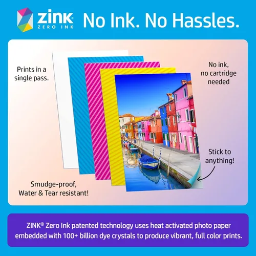 Miniatura 5 de HP Sprocket Impresora fotográfica instantánea portátil 2x3 Luna Perla