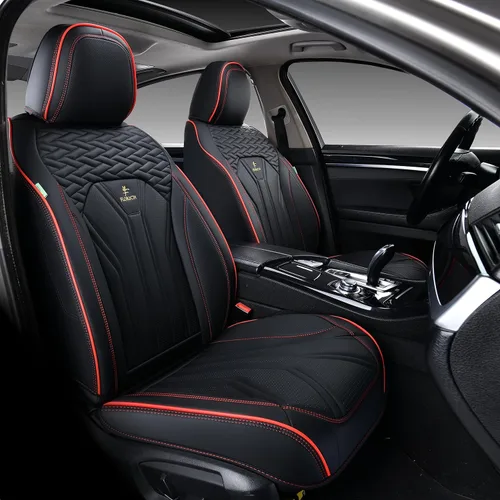Miniatura 35 de FLORICH Fundas de asiento para automóviles, fundas de asiento impermeables, fundas de asiento de cuero para automóvil, paquete de 2, protector