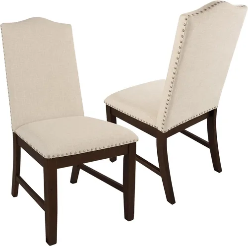Miniatura 13 de HomePop Parsons - Silla de comedor, color gris (juego de 2)