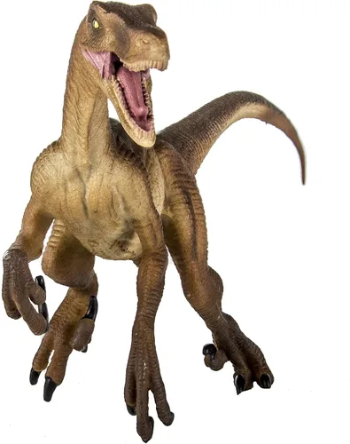Miniatura 4 de Safari Ltd. Figura de Velociraptor - Figura detallada de dinosaurio de 8.25 pulgadas, juguete educativo para niños, niñas y niños a partir de 3 años