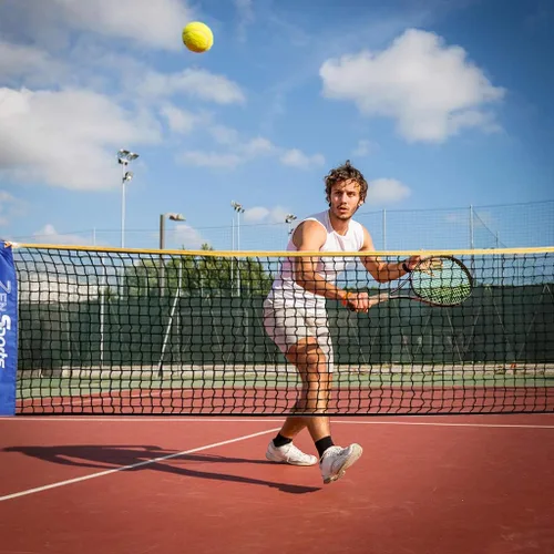 Miniatura 7 de Red de bádminton portátil de altura ajustable, red de competición para deportes para interiores y exteriores, para niños, voleibol, pickleball
