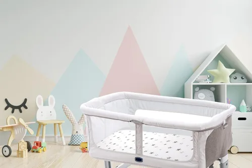 Miniatura 6 de Sábanas de moisés para bebé niña y niño, paquete de 3 sábanas bajeras suaves para moisés, algodón orgánico, transpirable y acogedor, se adapta a