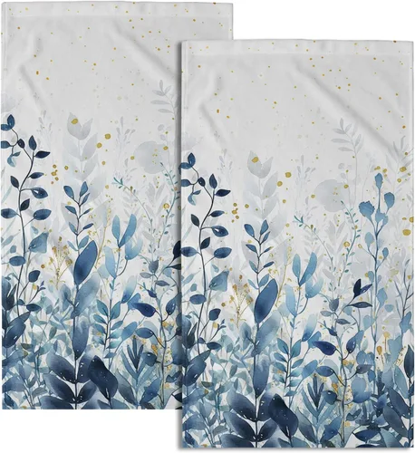 Miniatura 63 de Giwawa Toallas de Mano Verdes Bosque Nebuloso Set de 2 Montaña Bosque Suave Toallas de Huésped Toallas de Cara Baño Decoraciones Finas Toallas