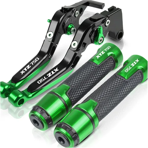 Miniatura 20 de Accesorios CNC para motocicleta, ajustable, plegable, extensible, con logotipo, palancas de embrague de freno, manillar, extremos para Yamaha XTZ750