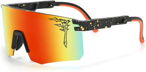 Miniatura 12 de FIXEROS Gafas de sol polarizadas de béisbol de dos tamaños para adultos y jóvenes, niños y niñas, UV400 para hombres y mujeres, gafas deportivas