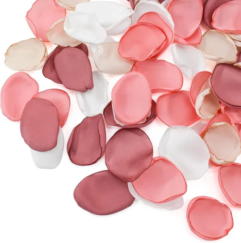200 pétalos de rosa de seda para bodas, decoración de bodas, decoración de bodas, pétalos artificiales para propuestas, decoraciones románticas,