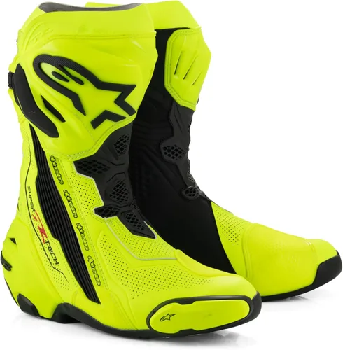 Miniatura 3 de Alpinestars Supertech R - Botas de motocicleta de carreras ventiladas, certificadas CE, ligeras, ventilación y agarre avanzados Negro