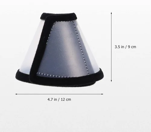 Miniatura 7 de balacoo Collar de recuperación de hámster pequeño para mascotas, suave, mini círculo Elizabeth, cono de cuello ajustable para animales pequeños