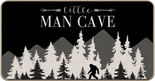 Miniatura 26 de Tapete divertido para puerta de campista de 17 x 30 pulgadas, regalos de campamento para hombres y mujeres, alfombras de campista