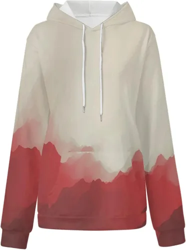 Miniatura 20 de Ceboyel Sudaderas de gran tamaño para mujer, teñido anudado, manga larga, sudaderas con capucha, ajuste holgado, ropa de moda para adolescentes