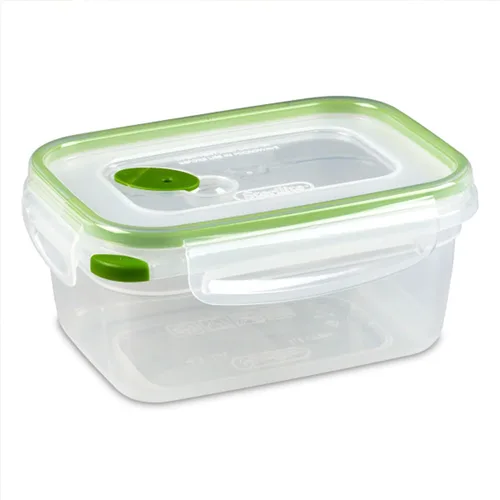 Miniatura 17 de Sterilite Ultra-Seal 3.1 tazas rectángulo, recipiente hermético para almacenamiento de alimentos, tapa con pestillo, apto para microondas