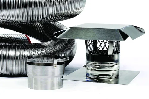 Miniatura 8 de Fireside Chimney Supply FireFlex 316Ti kit de accesorio interior de conducto de chimenea flexible