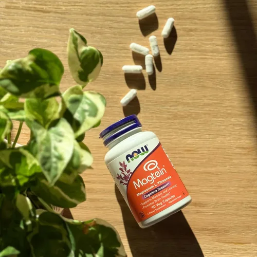 Miniatura 7 de Magtein de NOW, 90 cápsulas veg