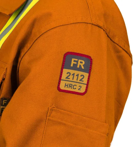Miniatura 25 de Overol de alta visibilidad resistente al fuego (FR) 88 % algodón 12 % nailon
