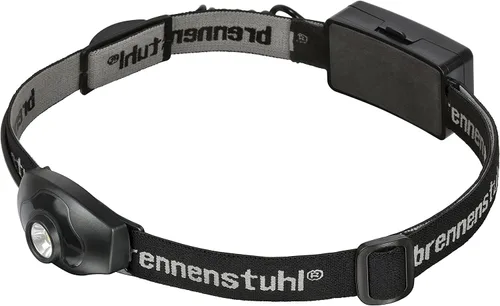 Brennenstuhl LuxPremium/Light - Faro LED CREE con luz frontal brillante (ideal para trotar, IP44, baterías incluidas, rango de haz de 196.9 ft, 100