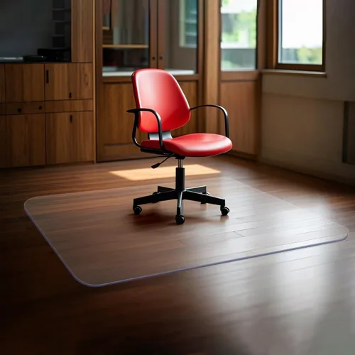 Miniatura 10 de SOONAN Tapete para silla para suelos de madera dura, 36 x 48 pulgadas, tapete transparente para silla de escritorio de oficina, 0.08 pulgadas