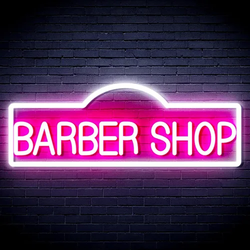 Miniatura 33 de ADVPRO Señal de neón LED de silicona flexible de Barber Shop - rojo y azul - st16s42-fnu0358-rb