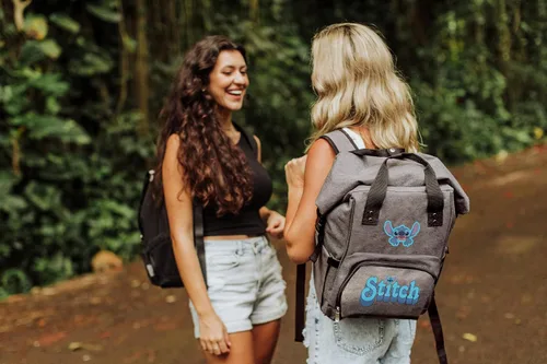 Miniatura 3 de PICNIC TIME Disney Lilo and Stitch On The Go - Mochila enfriadora con tapa enrollable, con aislamiento de lados suaves, con capacidad de 30 a 42 gris