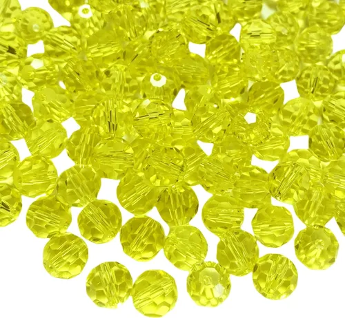 Miniatura 11 de Jmassyang 100 Piezas 8mm Cuentas de Cristal de Vidrio Facetado Redondo, Cuentas Espaciadoras para Hacer Joyas, Pulseras, Collares, Aretes, Campanas